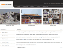 Tablet Screenshot of chinastonecarving.com